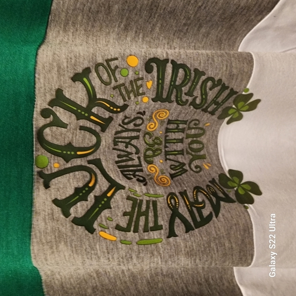 Green and Gray Long Sleeve Shirt - Picture 3 of 4